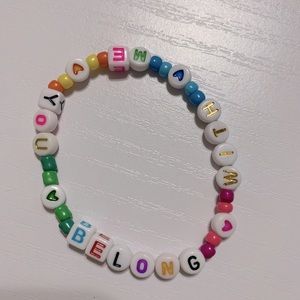 Taylor Swift YOU BELONG WITH ME Friendship Bracelet - Eras Tour Movie Song Title